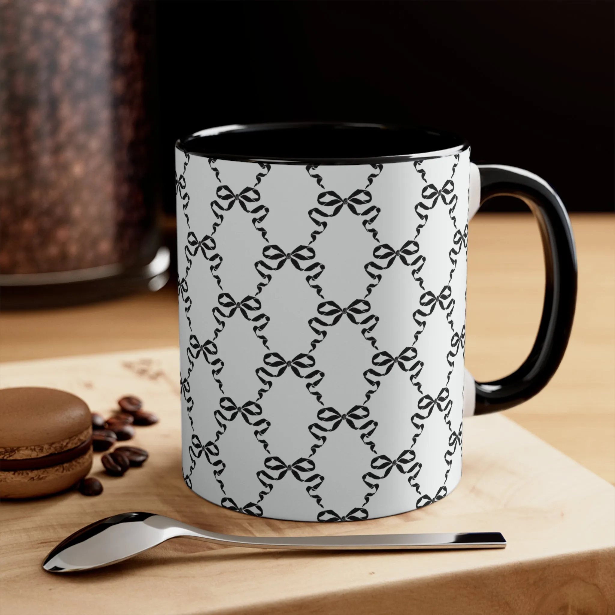 11oz Coquette Black Bow Coffee Mug