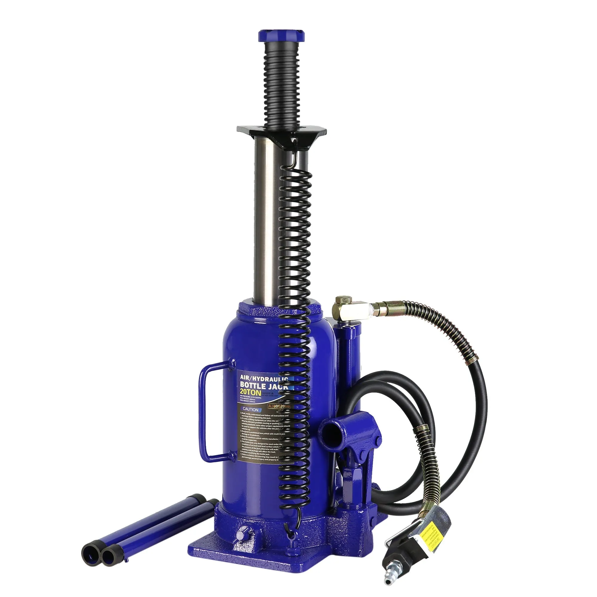 20 Ton Air Hydraulic Bottle Jack, with Manual Hand Pump Used for The Maintenance of Automobiles, Agricultural Vehicles, Heavy Trucks, Mobile Machinery, and Heavy Equipment