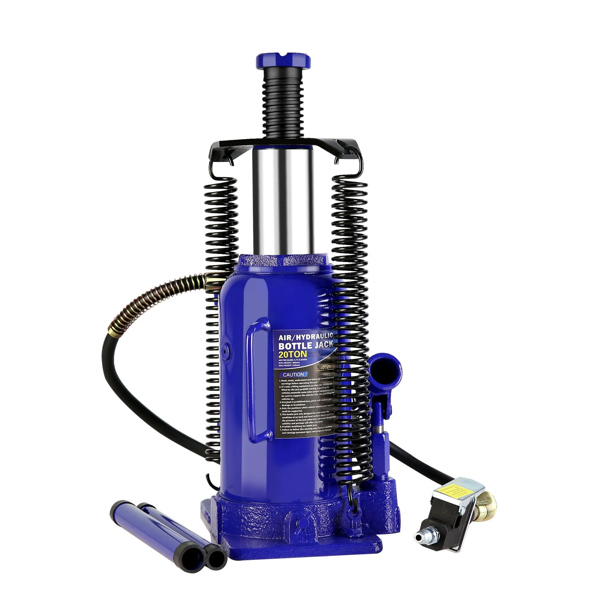 20 Ton Air Hydraulic Bottle Jack, with Manual Hand Pump Used for The Maintenance of Automobiles, Agricultural Vehicles, Heavy Trucks, Mobile Machinery, and Heavy Equipment