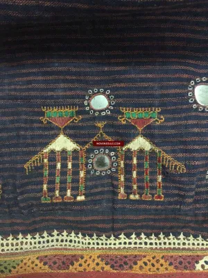 848 Old Bishnoi Skirt with Figurative Embroidery SOLD