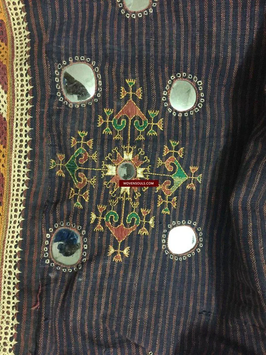 848 Old Bishnoi Skirt with Figurative Embroidery SOLD