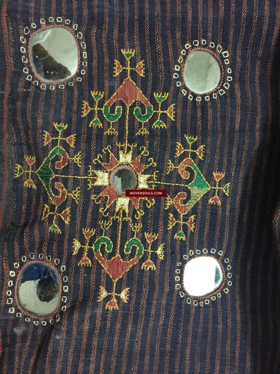 848 Old Bishnoi Skirt with Figurative Embroidery SOLD