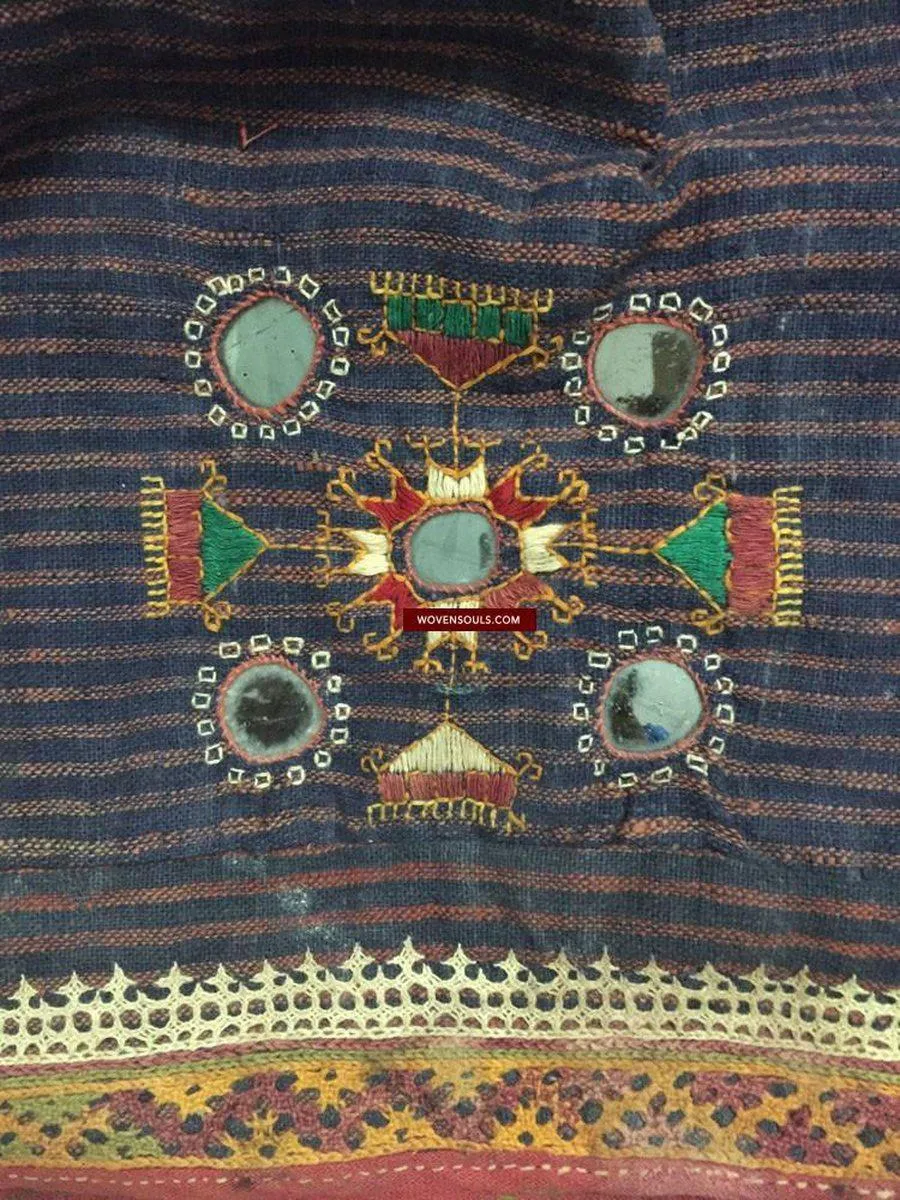 848 Old Bishnoi Skirt with Figurative Embroidery SOLD