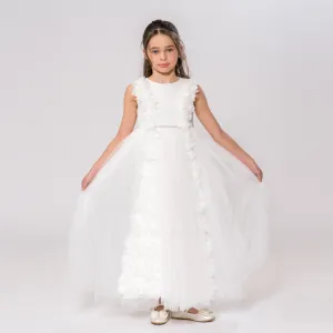 Abby's sister A-line long dress for girls