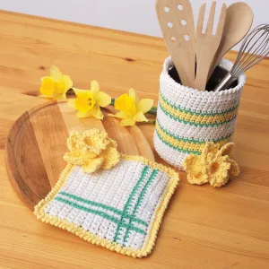 Bernat Springtime Crochet Kitchen Accessories