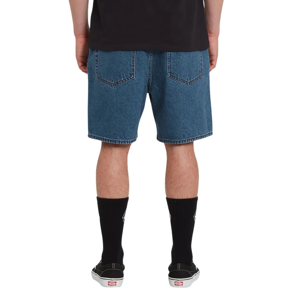 Billow Denim Short Indigo Ridge Wash