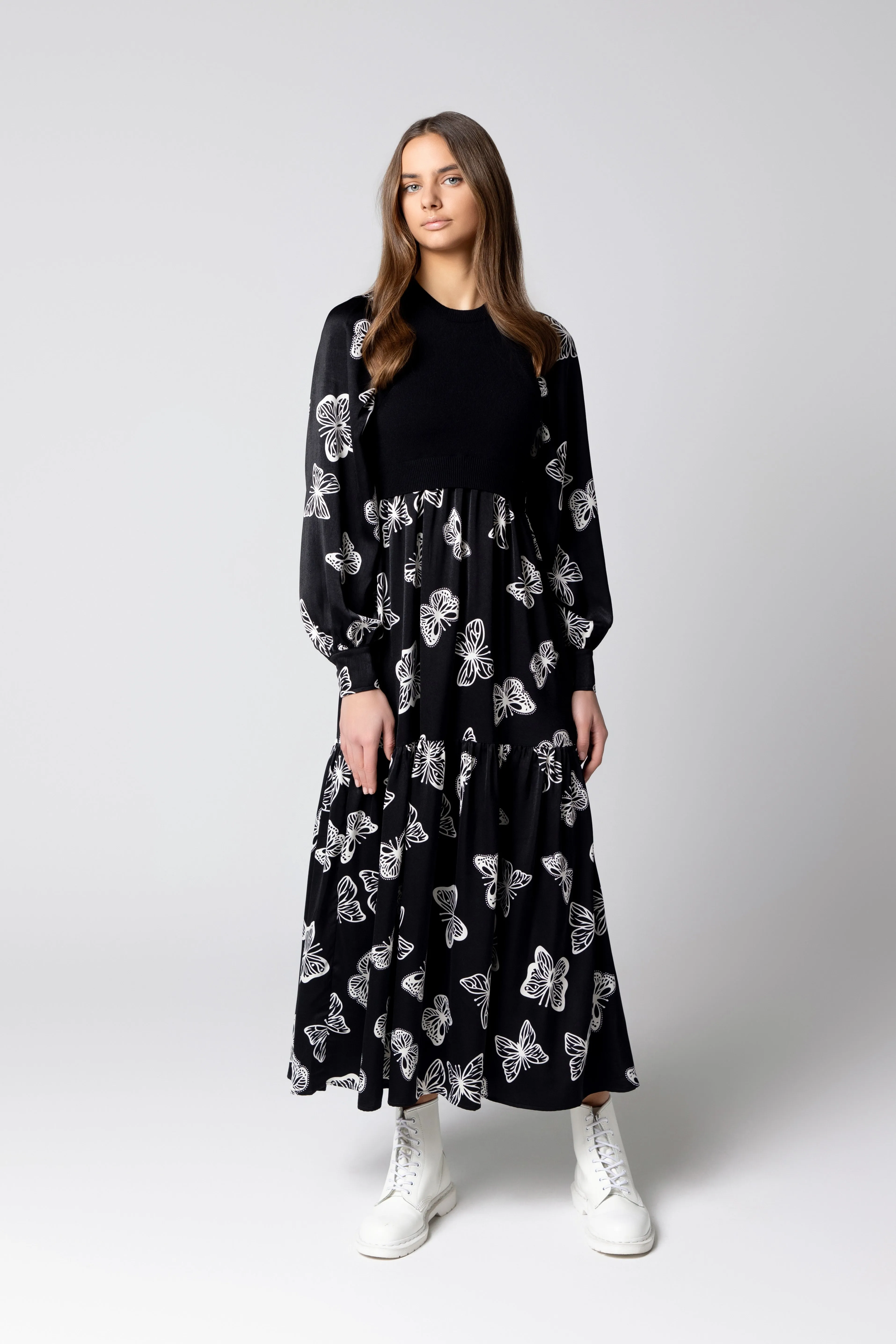 Black Butterfly Audrey Dress