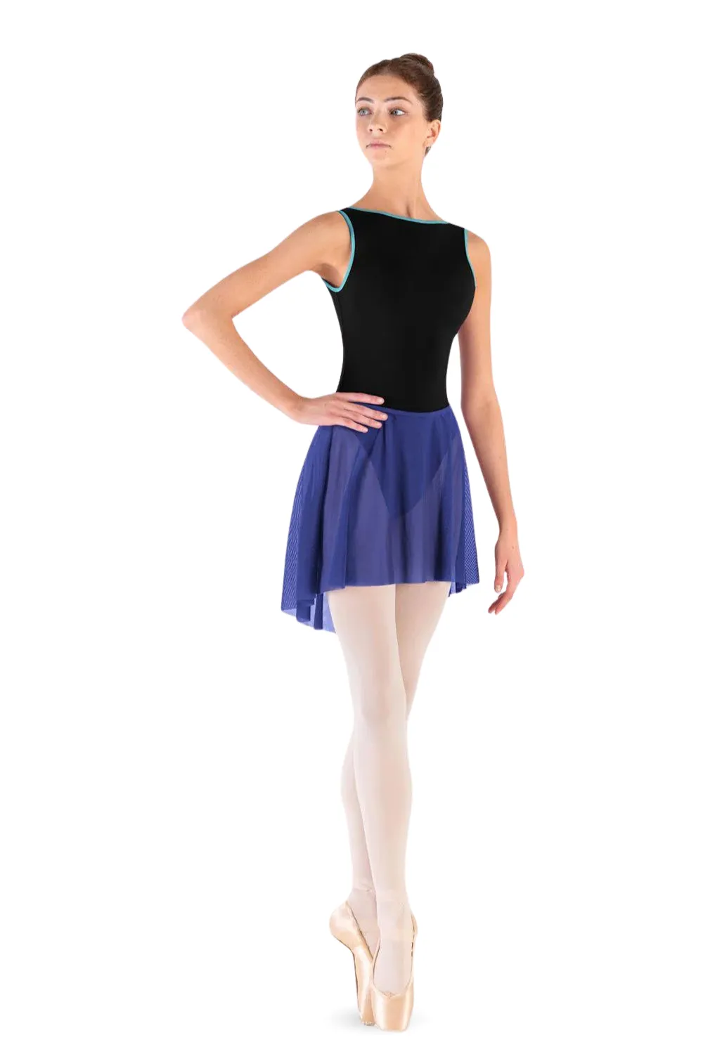 BLOCH R5241 WOMEN SERENDIPITY MESH PULL ON SKIRT