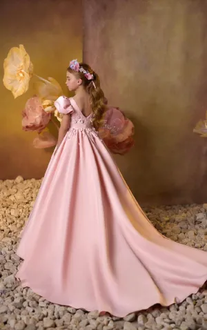 Blushing Petals Princess Gown