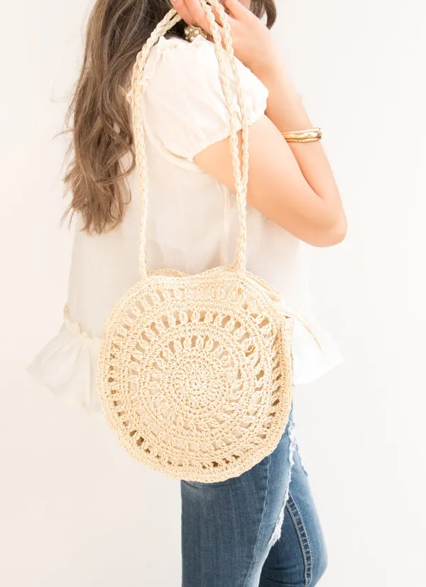 Boho Straw Handbag