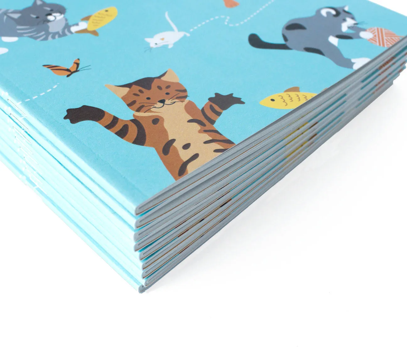 Cat Notebook Journal - Playful cats