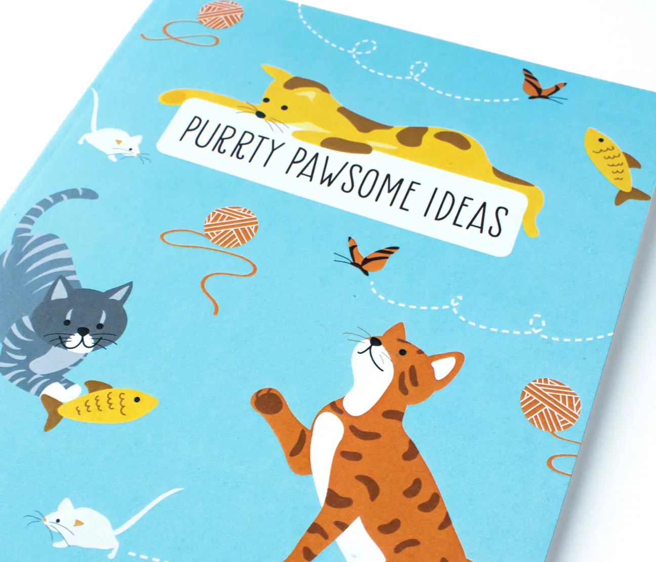 Cat Notebook Journal - Playful cats