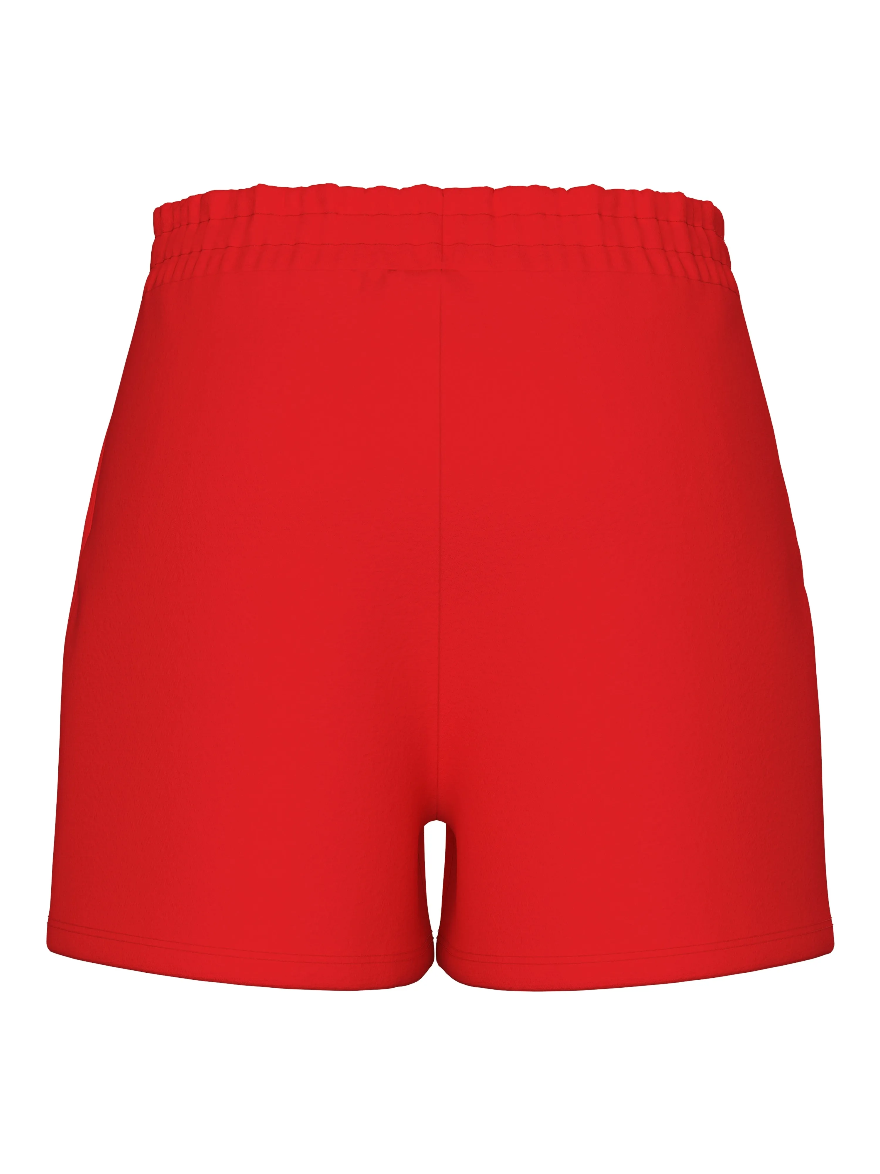 Chilli High Waist Shorts - Poppy Red