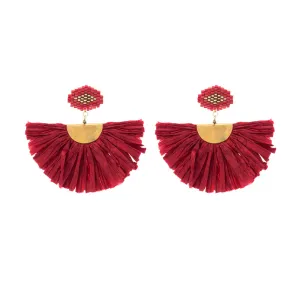 Dalila Scarlet Earrings