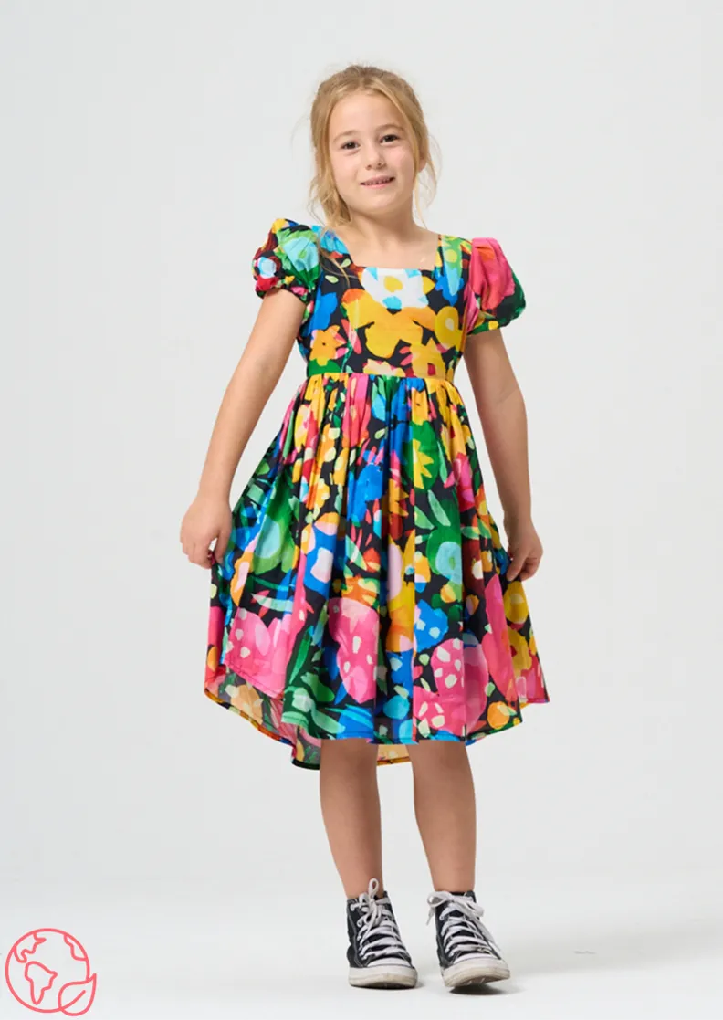 Evita Over Sized Printed  Dress