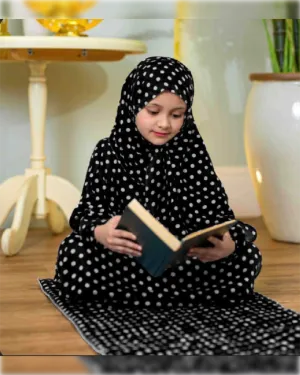 Girls Lycra Prayer Dress of 2-Pieces  طقم صلاة للبنات من قطعتين