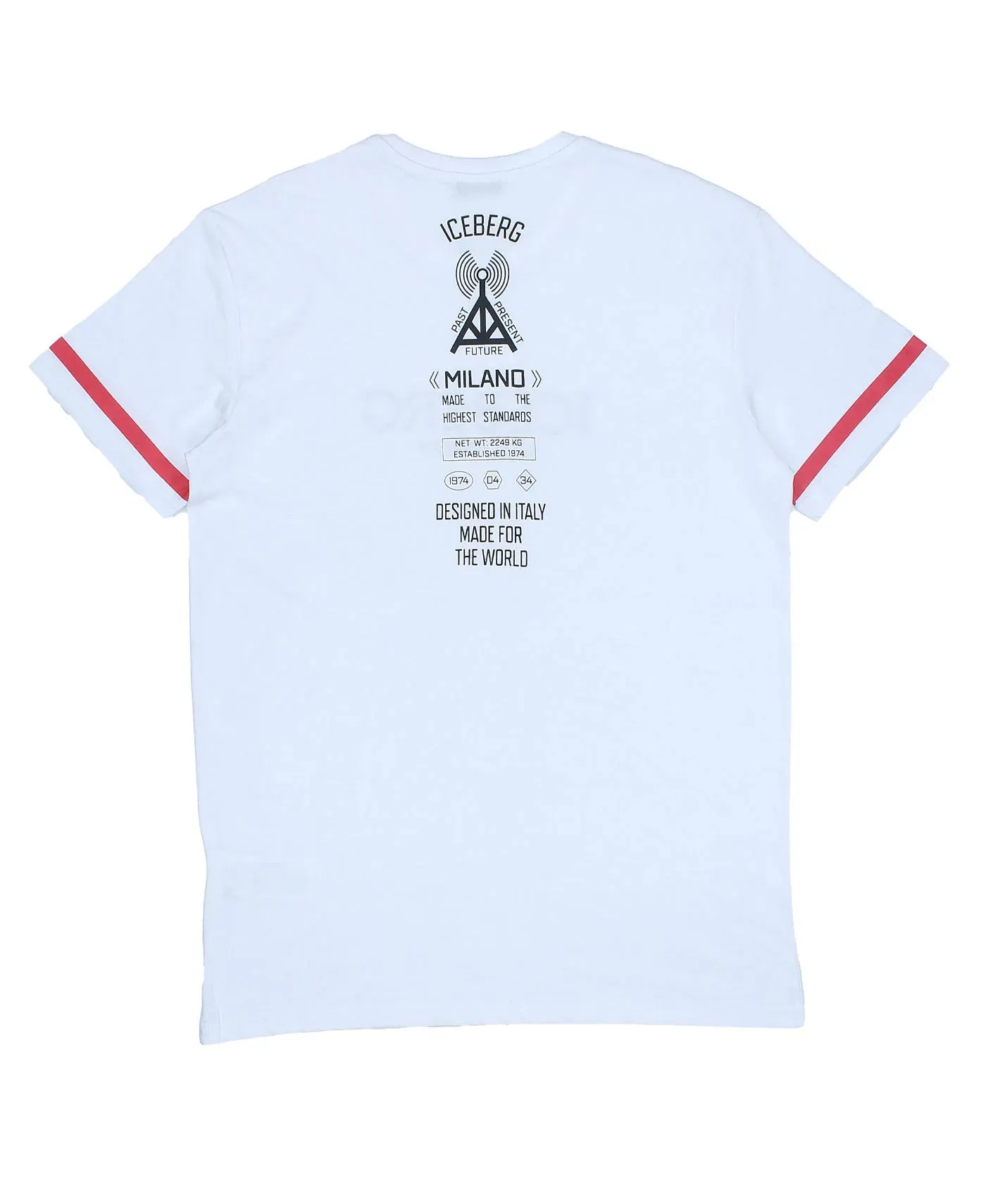 Iceberg Milano Tee (White) - ICE4MTS02WHI