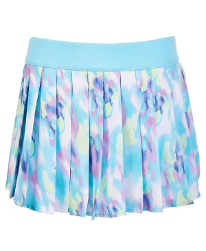 ID Ideology Big Girls Pleated Painter Print Skort