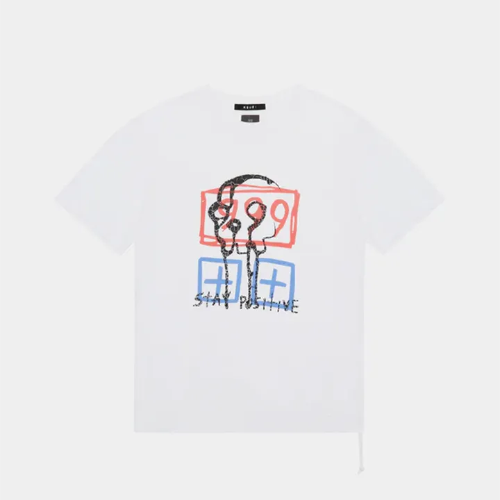 Juice Wrld Kash SS Tee (White) - KMJW23TE002010