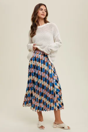 Kaleidoscope Midi Skirt