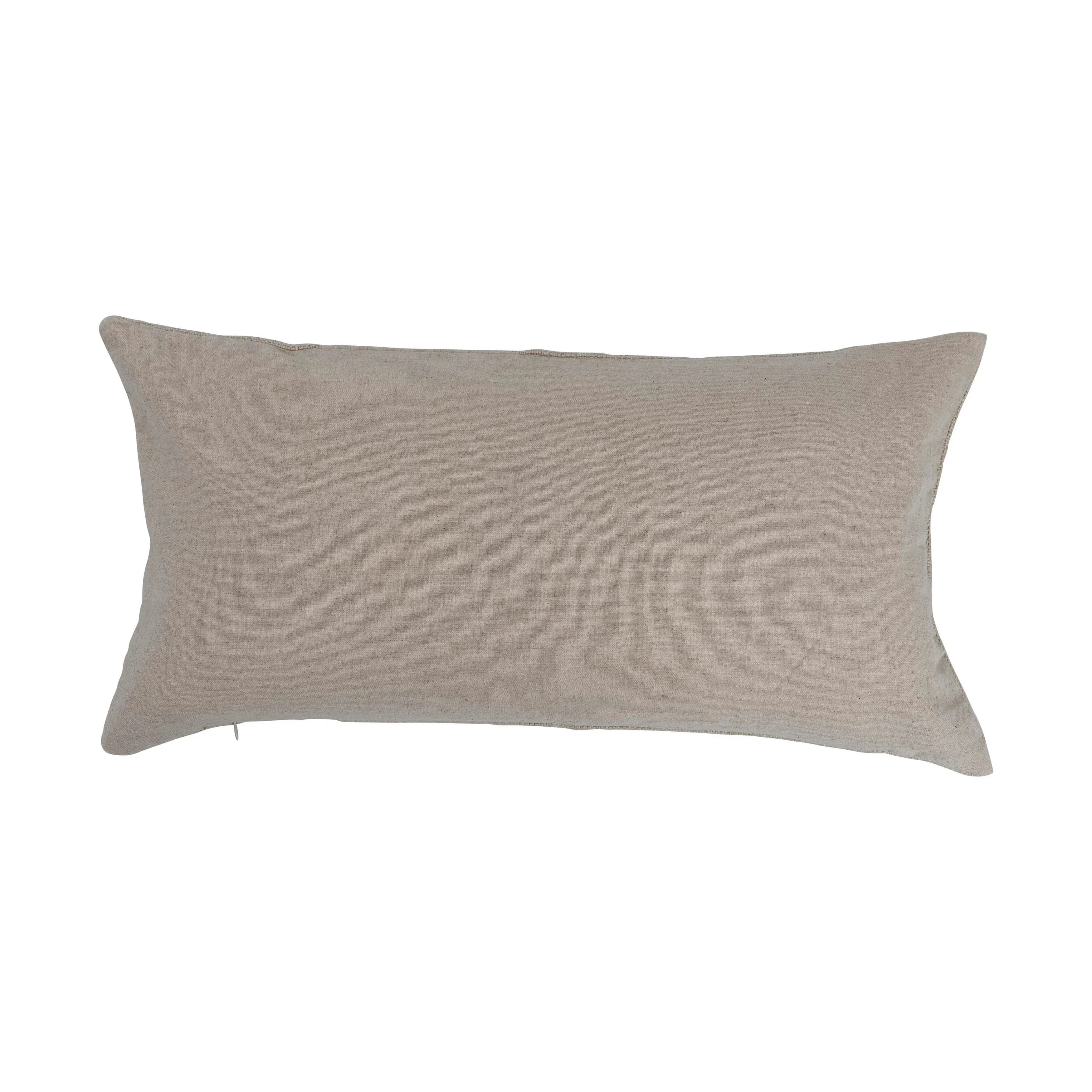 Linen Pleated Lumbar Pillow