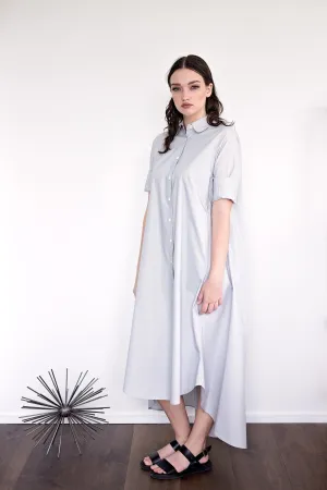 Maaya Long Length - Light Grey Poplin