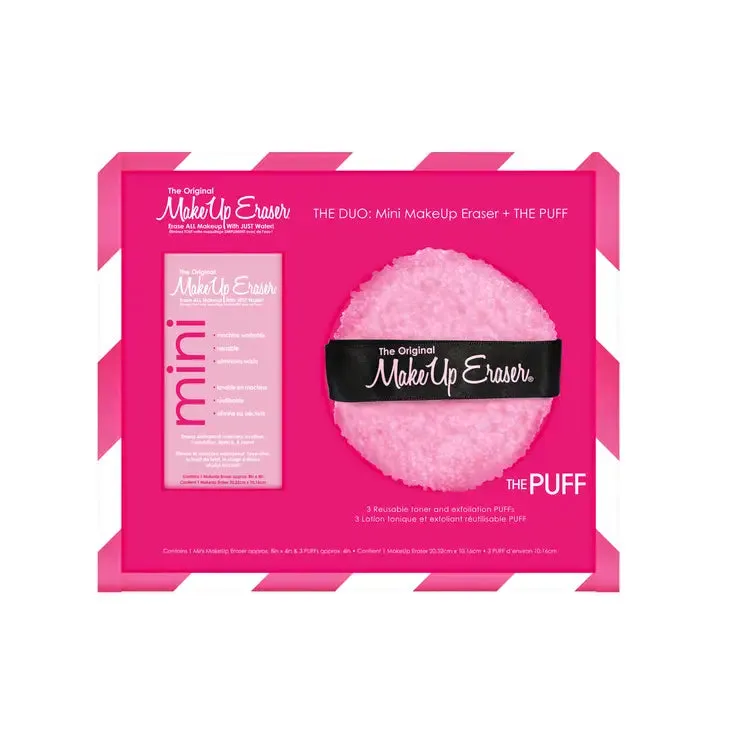 MakeUp Eraser THE DUO: Mini MakeUp Eraser   THE PUFF | Holiday Collection