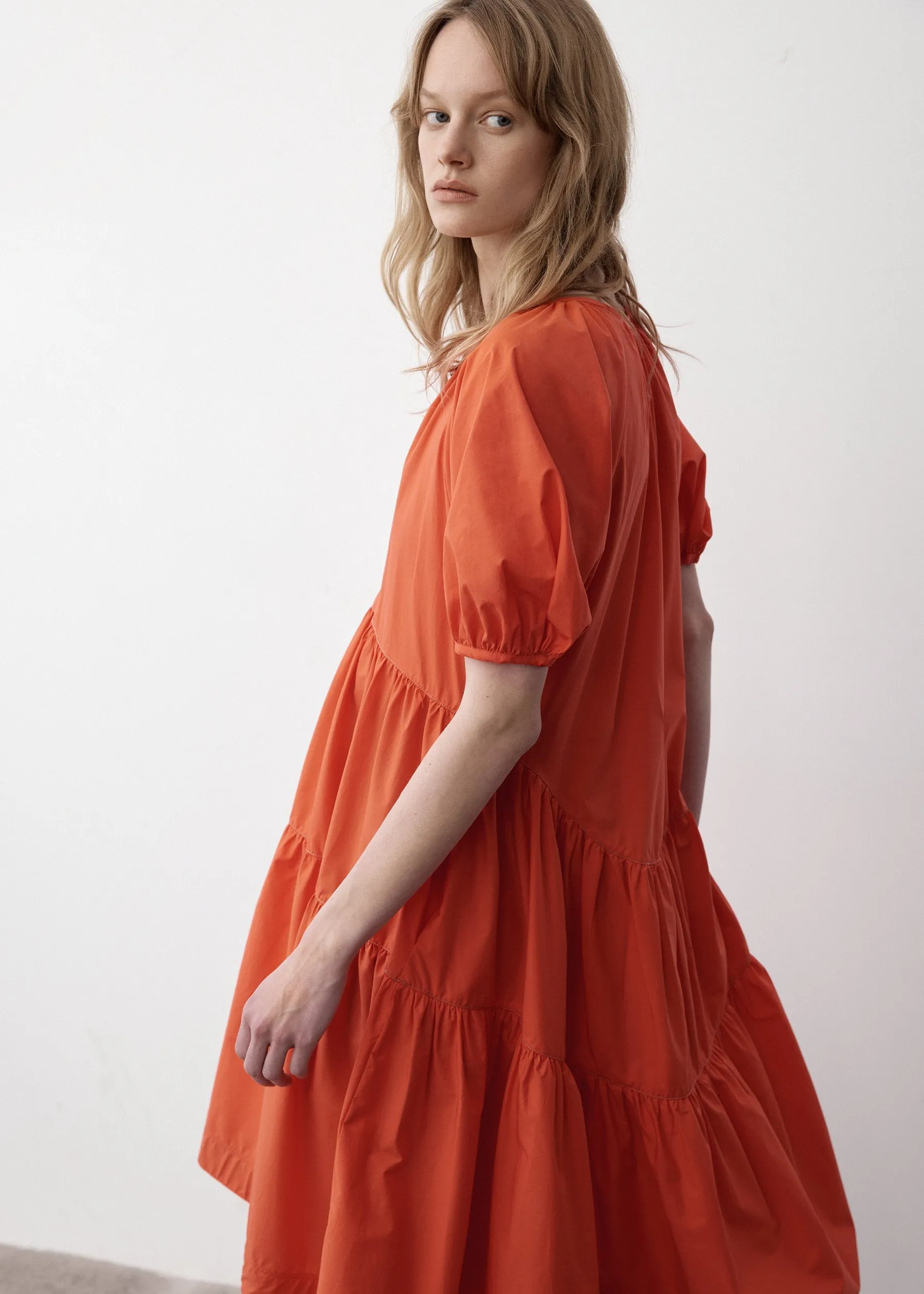 Mandy Dress in Blood Orange