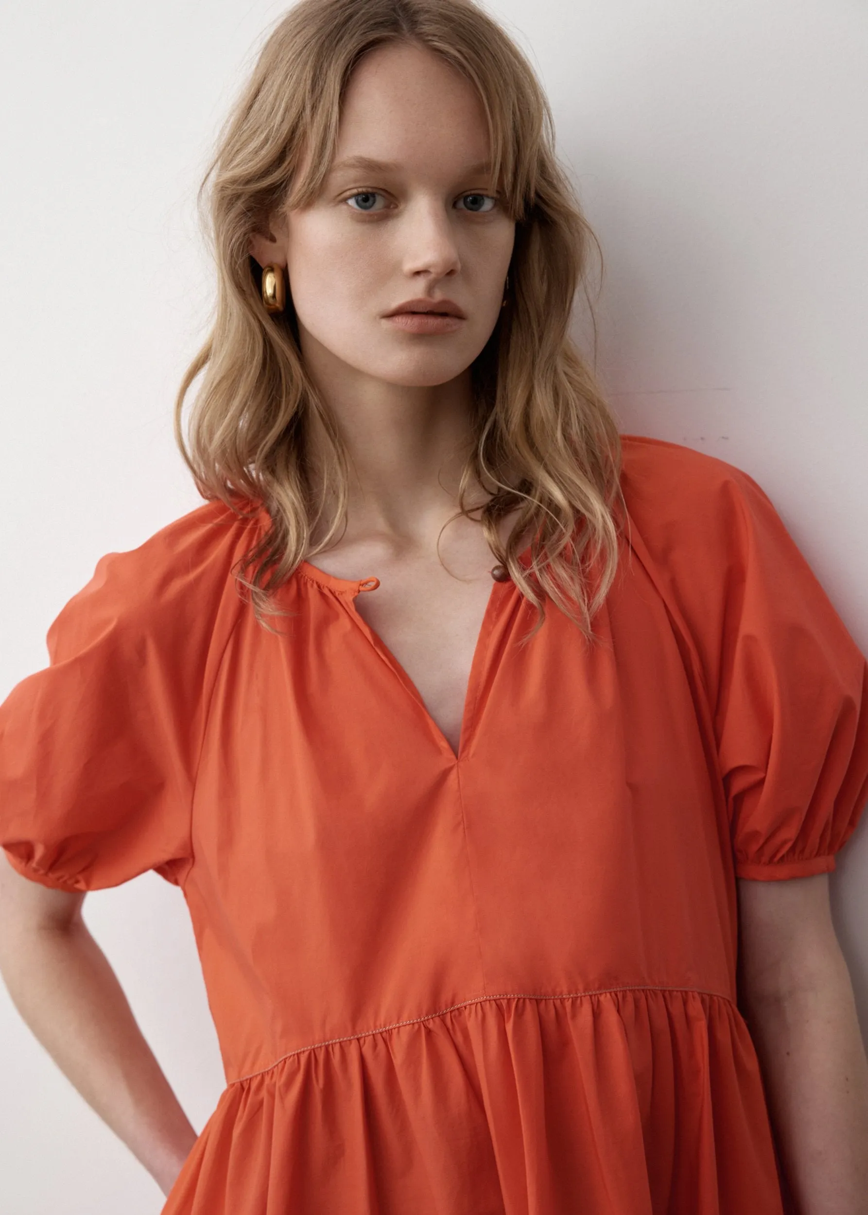 Mandy Dress in Blood Orange