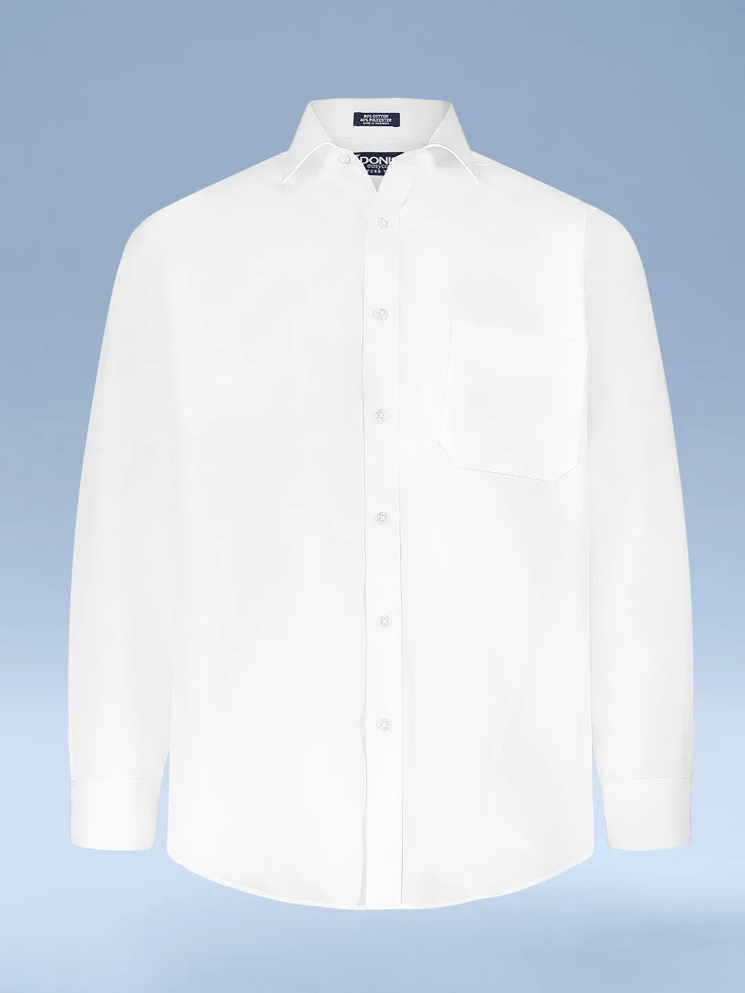 Mens Classic Fit Easy Care "Frost" Short Sleeve Dress Shirt