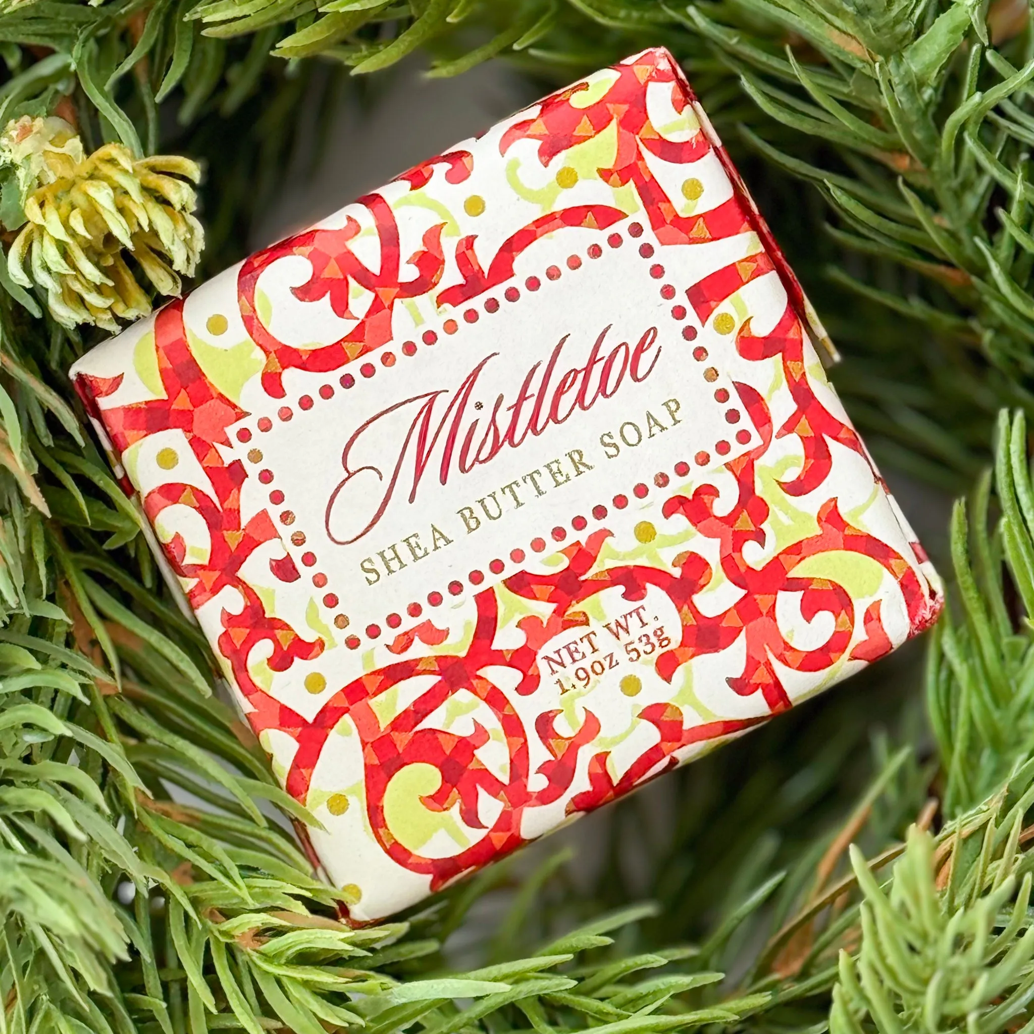 Mistletoe Wrapped Soap