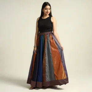 Multicolor - Khun Patchwork 24 Kali Cotton Long Skirt 10