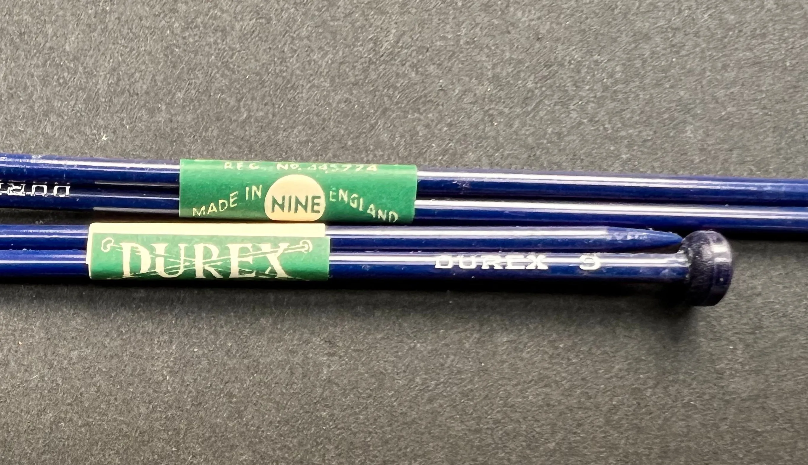 Pair of DUREX Gauge 9 (3.75mm) Knitting Needles 10" or 12"