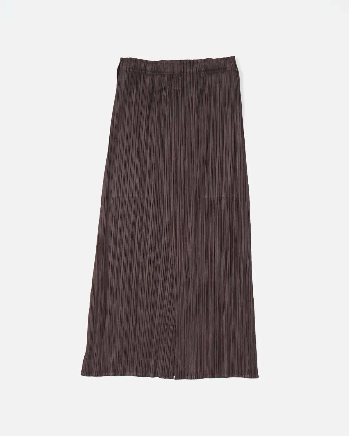 Pleats Please Brown Long Skirt