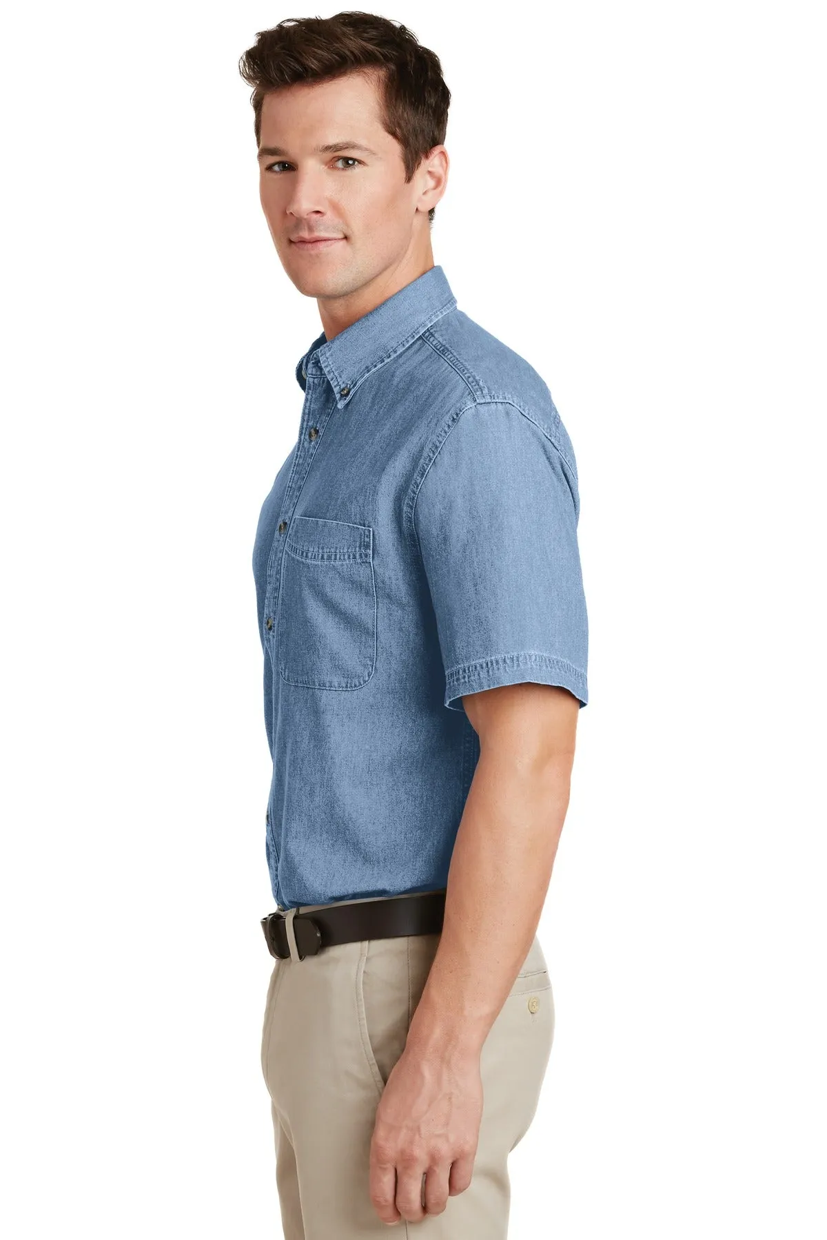 Port & Company® - Short Sleeve Value Denim Shirt. SP11