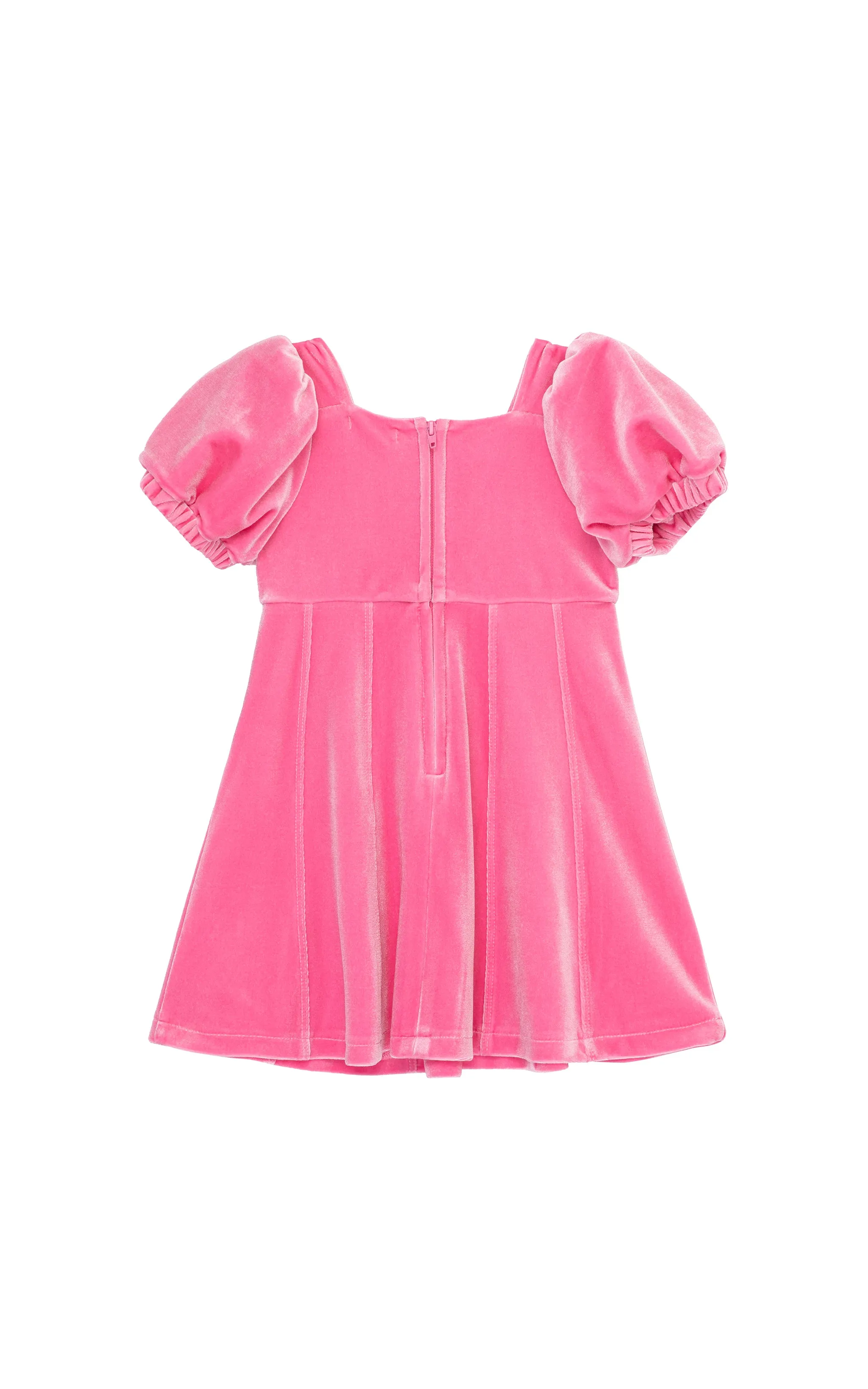 Princess Puff Sleeve Velour Dress | 2-6