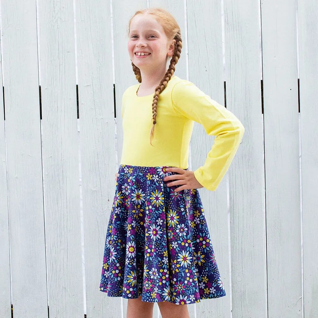 "Roots and STEMs" Math Flowers Super Twirler Dress with Pockets