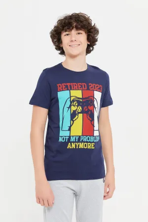 Senior Boys Navy Retired 2023 T-Shirt