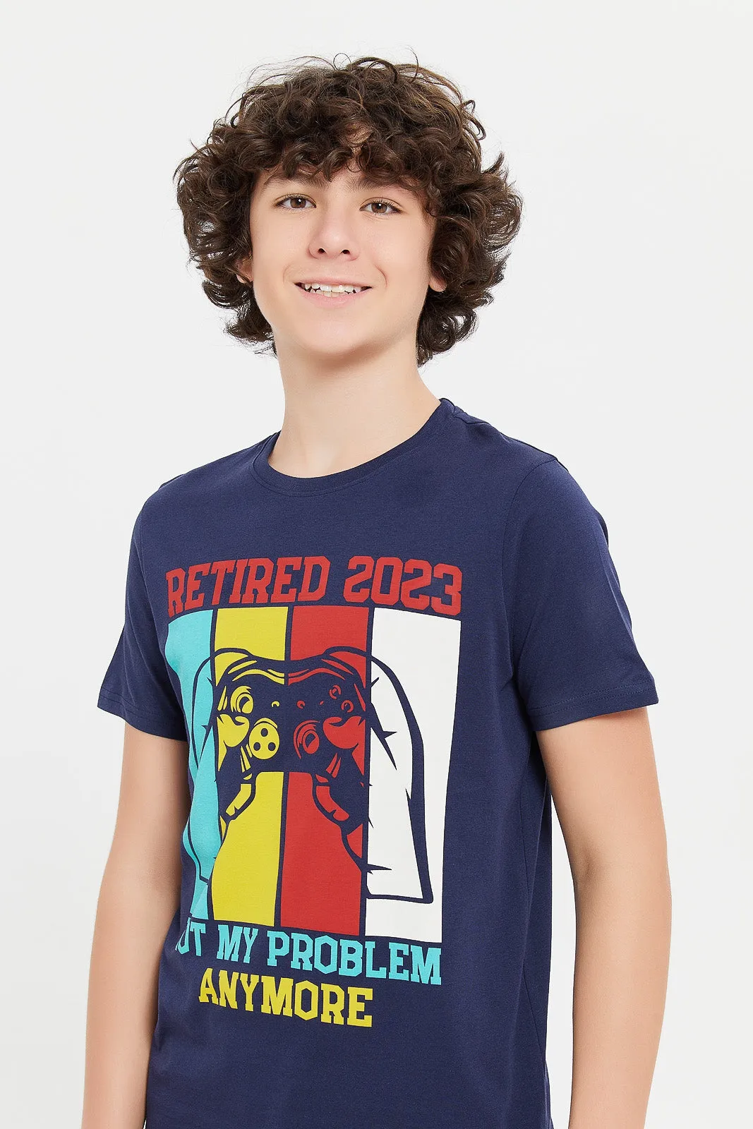 Senior Boys Navy Retired 2023 T-Shirt