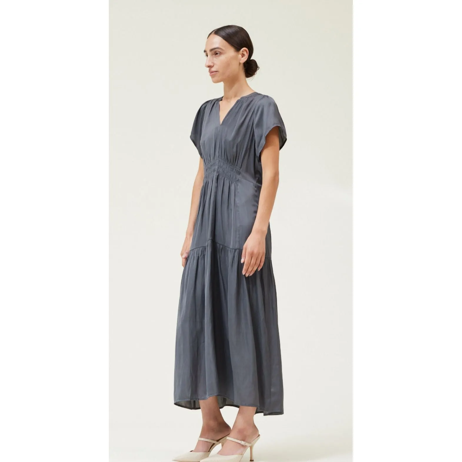 Silva Grade and Gather Midi Dress