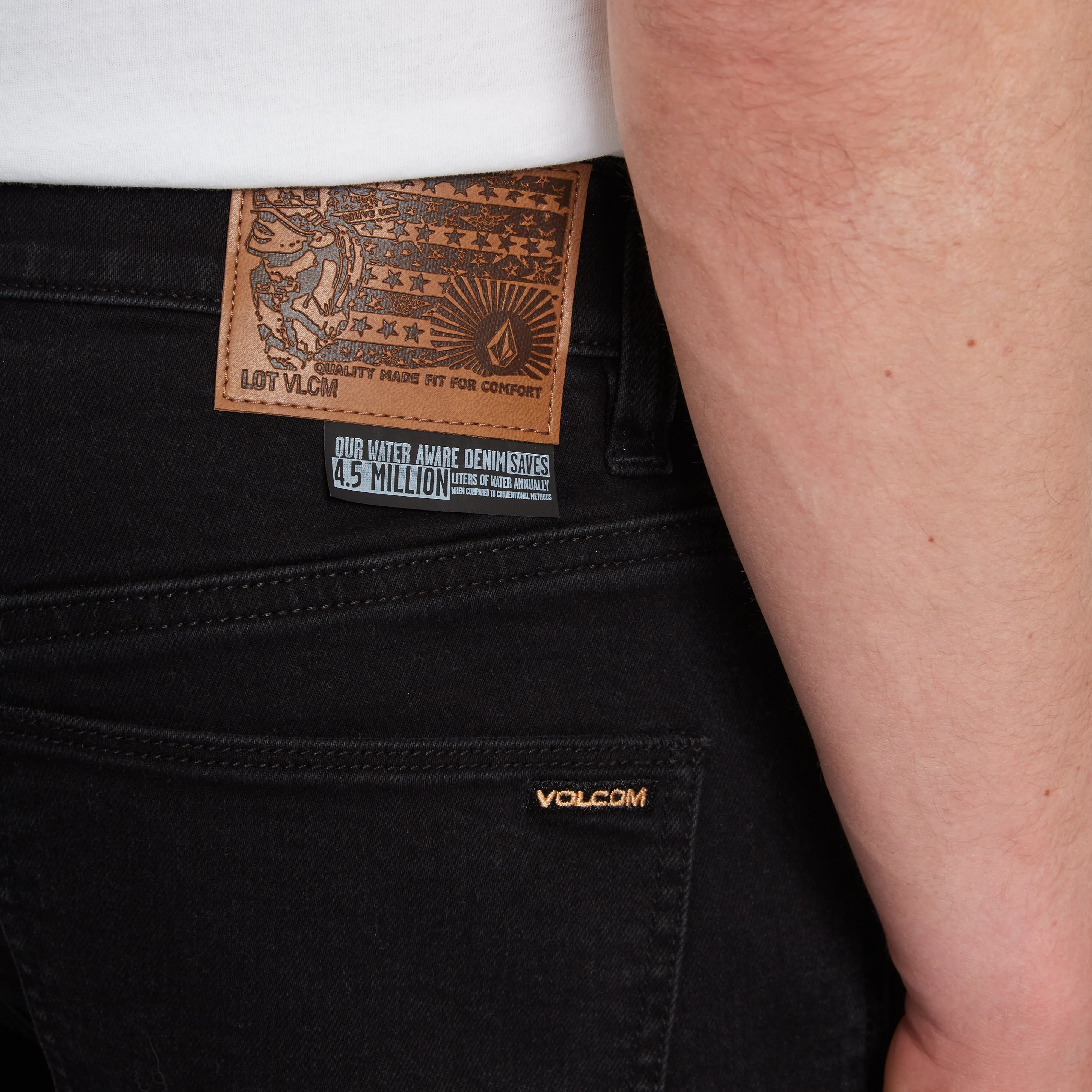 Solver Denim Short Black Out