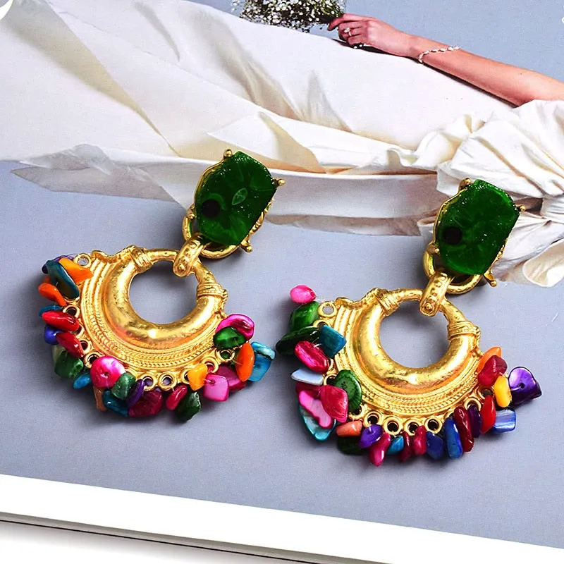 TEEK - Bohemian Vintage Boreen Drop Earrings