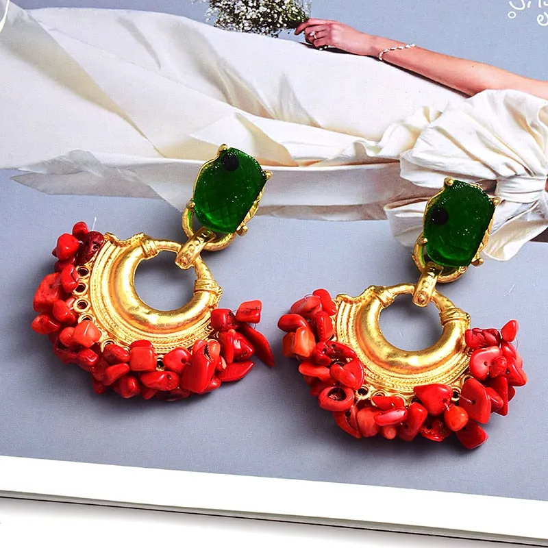 TEEK - Bohemian Vintage Boreen Drop Earrings