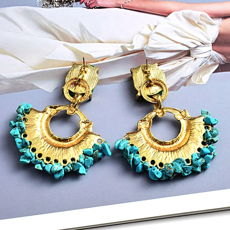 TEEK - Bohemian Vintage Boreen Drop Earrings