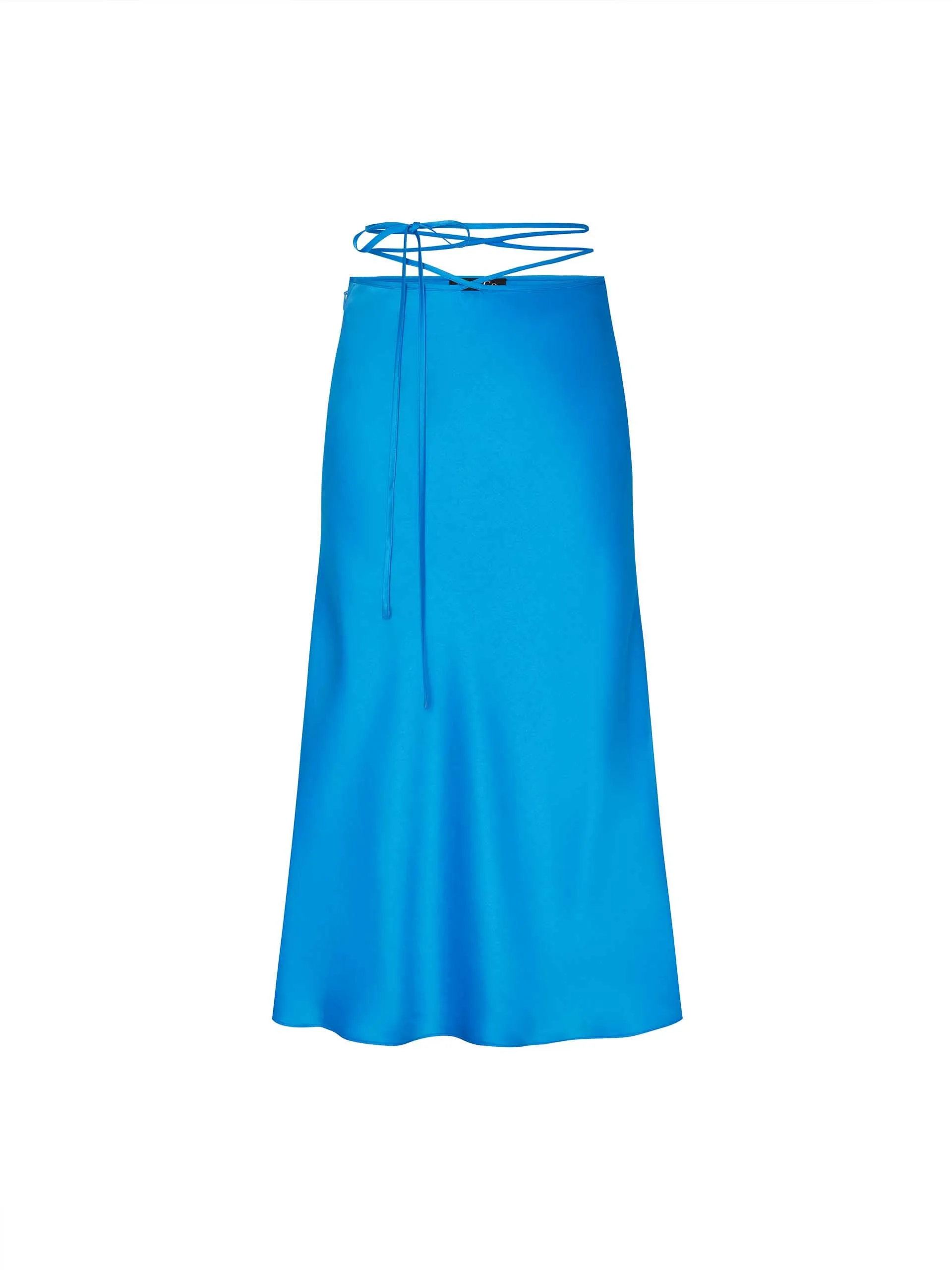 Tie Waist Midi Skirt