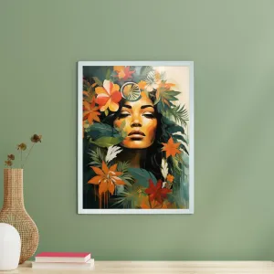 Unwind with Floral Dreams: Sowpeace Handcrafted Canvas Prints – Premium Indian-Inspired Art for Modern and Stylish Interiors