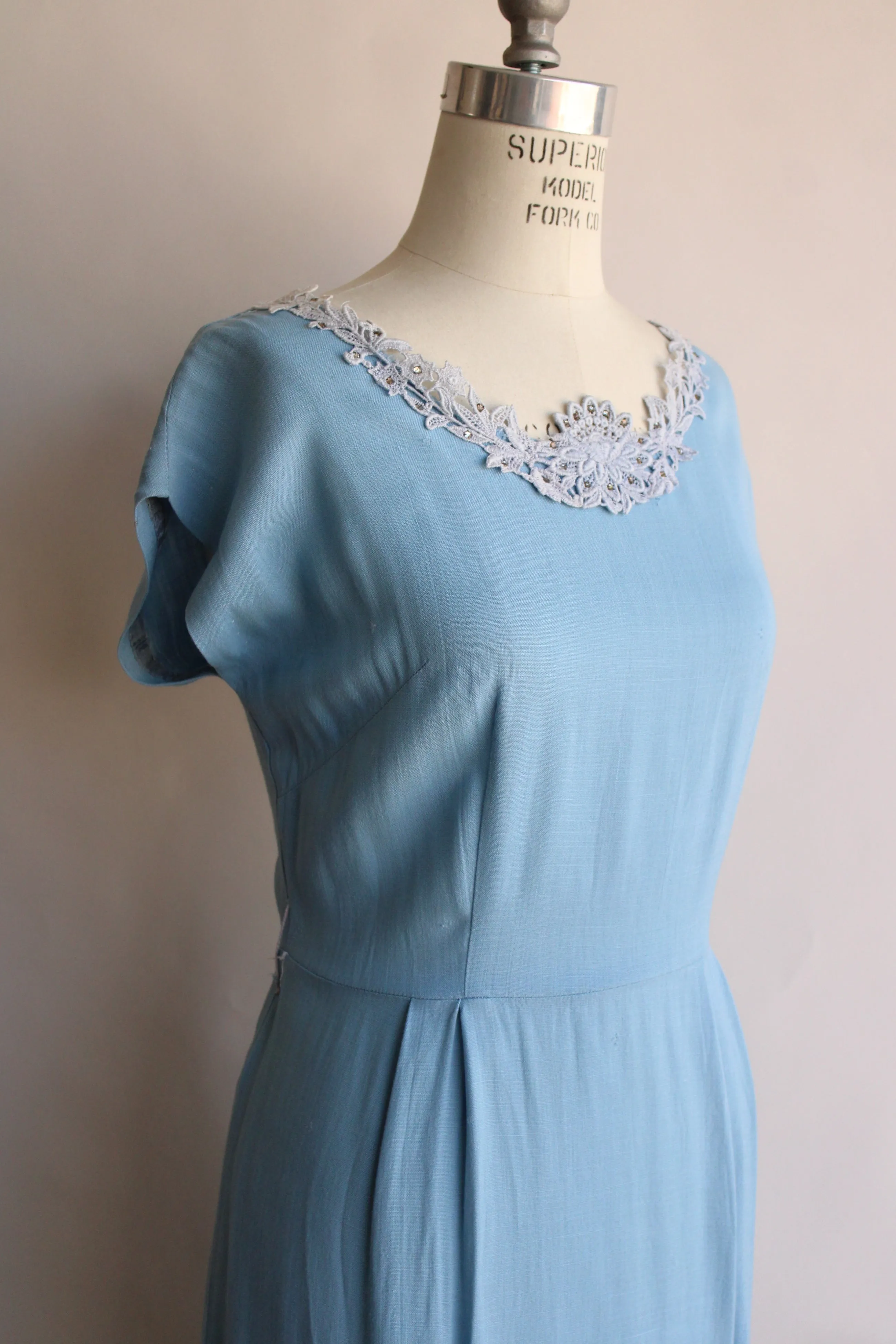 Vintage 1950s Blue Dress by Gloria Swanson of Forever Young