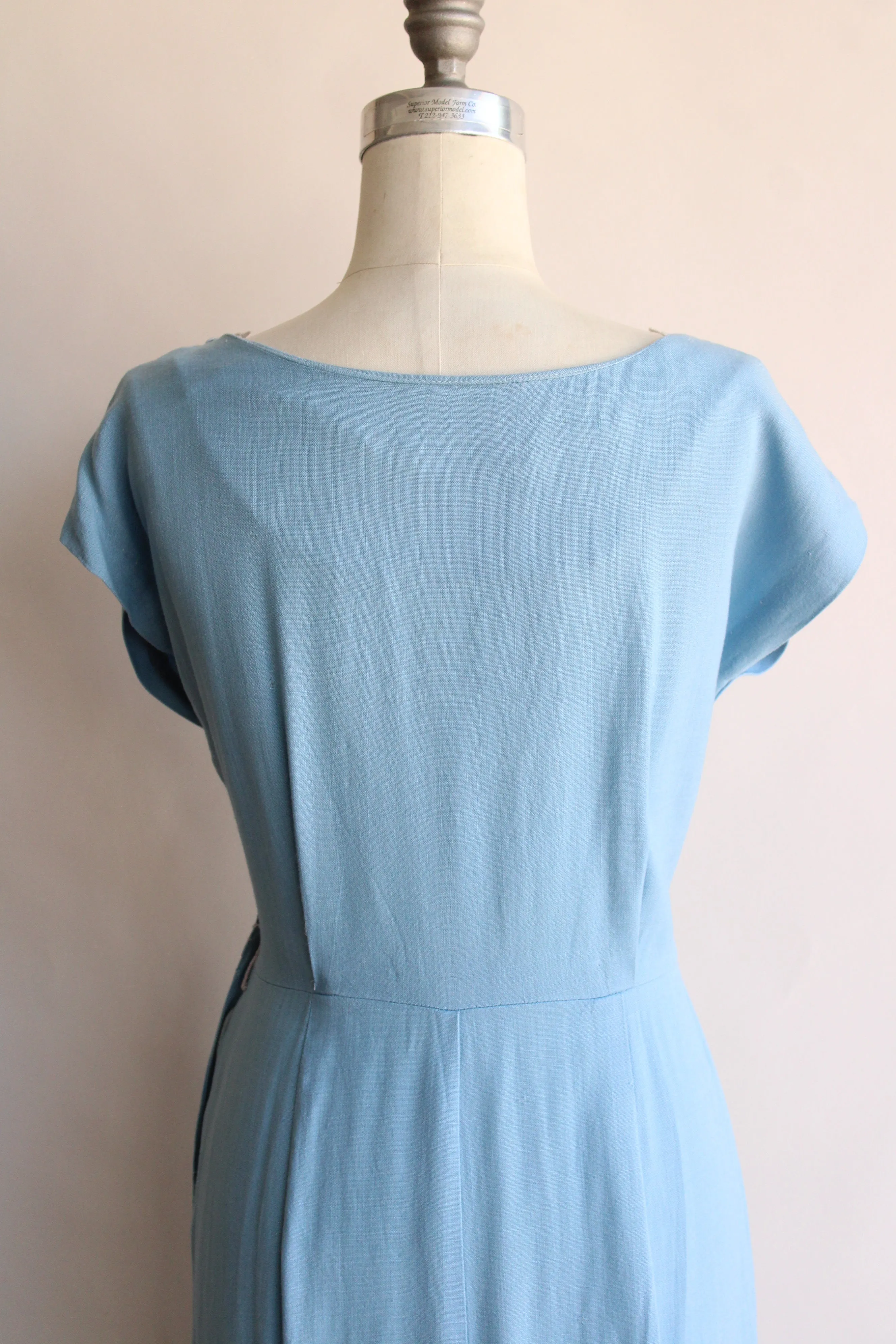 Vintage 1950s Blue Dress by Gloria Swanson of Forever Young