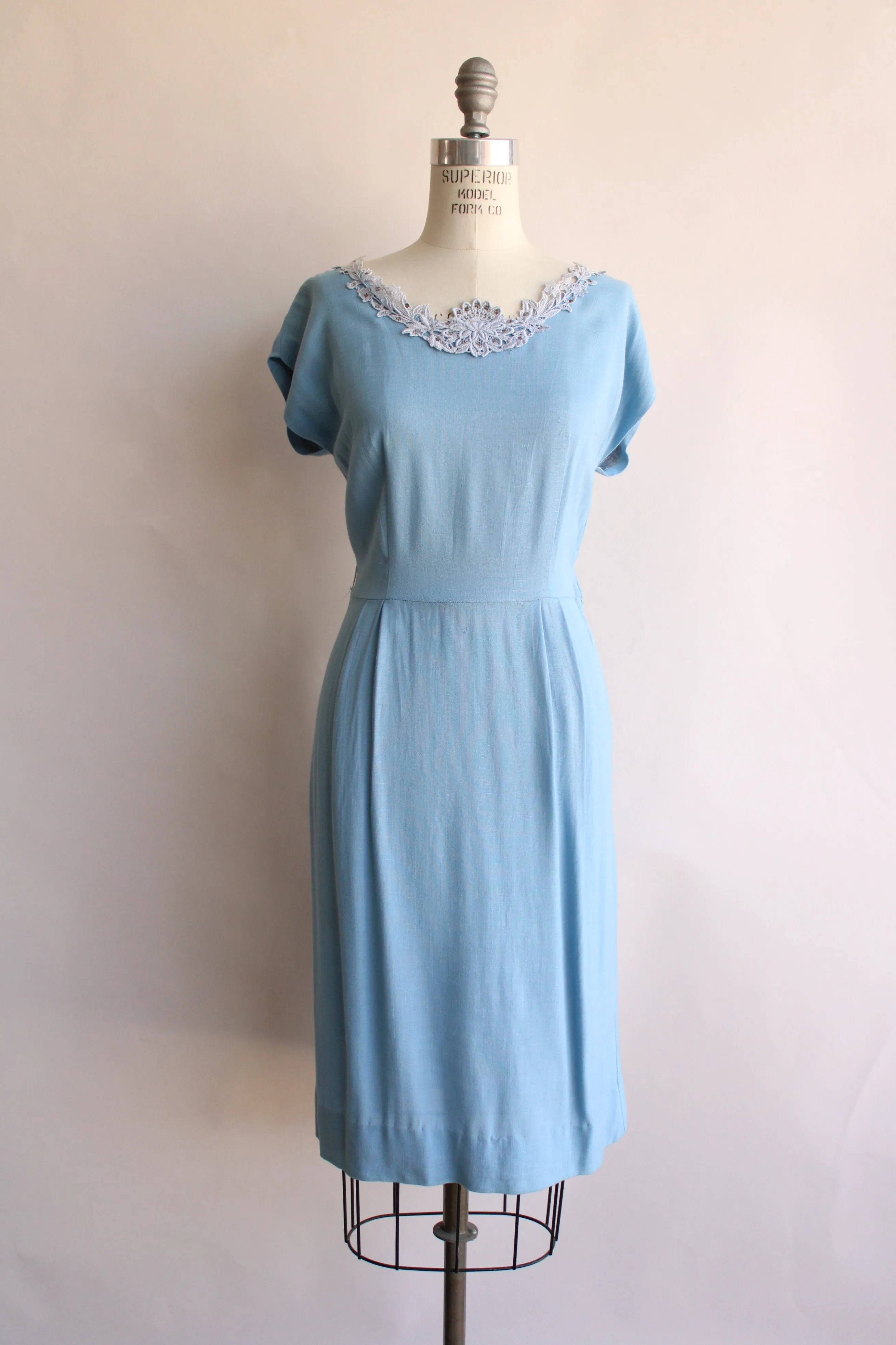 Vintage 1950s Blue Dress by Gloria Swanson of Forever Young