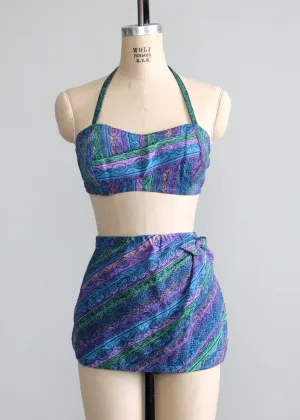 Vintage 1950s Sea Fashions Bombshell Swimsuit